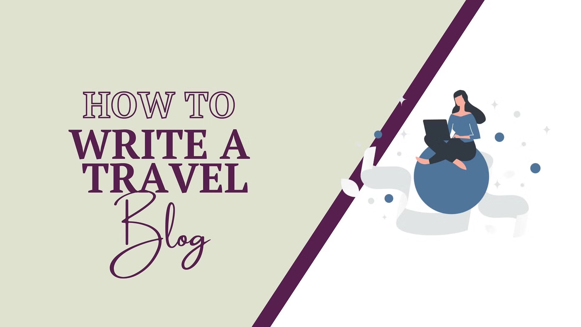 How to write a travel blog post in 2024.